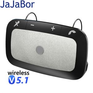 JaJaBor Wireless Audio Receiver Speakers Voice Broadcast Vibration Start Car MP3 Player Car Bluetooth-compatible Handsfree Kit