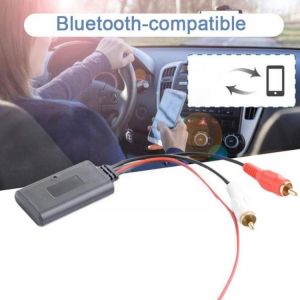 New Universal Bluetooth AUX Receiver Module 2 RCA Cable Adapter Car Radio Stereo Wireless Audio Input Music Play for Truck R3X7