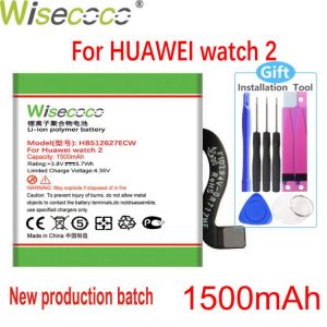 WISECOCO High Capacity NEW HB512627ECW Battery For HUAWEI watch 2 LEO-B09 Watch2 SmartWatch Battery+Gift tools+Tracking Number