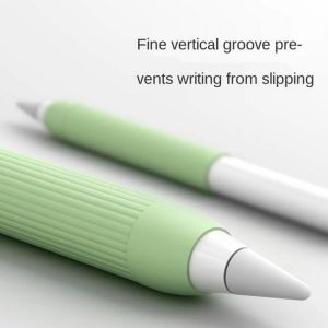 Stylus Pen Holder for Apple Pencil 1 2 Silicone Non-slip Ultra-thin Writing Pen Case Universal for Tablet Ios Android Stylus Pen