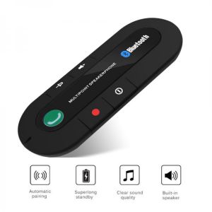 Sun Visor Bluetooth Speakerphone MP3 Music Player Wireless Bluetooth Hands-free Car Kit Bluetooth Receiver Speaker