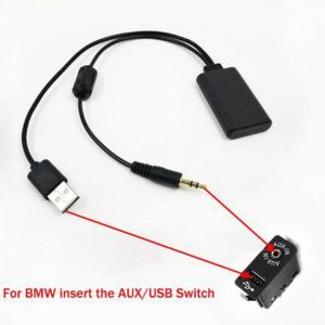 Car Audio Bluetooth Receiver Universal Car Wireles Bluetooth5.0 Receiver 3.5MM Aux USB Audio Adapter For BMW
