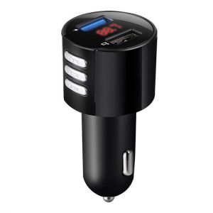 Car Bluetooth-compatible 5.0 FM Transmitter Wireless Handsfree Audio Receiver MP3 Player Dual USB Charger FM Modulator Car Kit