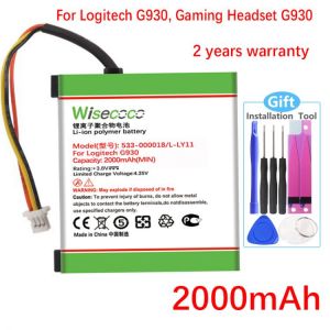 L-LY11 NEW High Capacity Battery For Logitech G930 Gaming Headset 533-000018, F12440097 Mobile Phone+Tracking Number