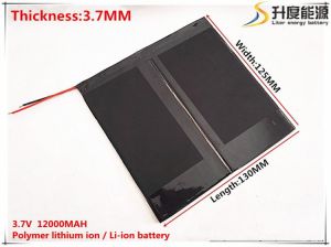 37125130 3.7V 12000MAH Li-ion Rechargeable batteries for M6,M6Pro,M6Pro 3G ,Freelander PD800 Tablet PC, 37*125*130mm