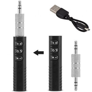 Bluetooth Transmitter Auto Music Receivers 3.5mm Jack AUX Car Bluetooth Adapter Handsfree Call Car Bluetooth Receiver