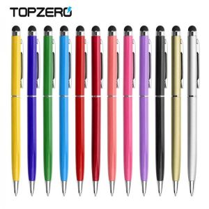 12 Pcs 2 in 1 Universal Stylus Pen Drawing Tablet Capacitive Screen Touch Pen for Mobile Phone Apple iPad Durable Touch Pencil