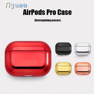 Suitable For Apple Bluetooth Anti-Fall 1/2 Generation Earphone Shell AirPods Pro 3 Generation Electroplating Earphone Sleeve 45