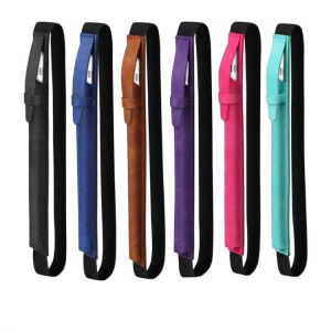 PU Leather Protect Cover For Apple Pencil Tablet Travel Elastic Pen Pencil Pouch Bag Holder Sleeve Protective Cover Case On Pad