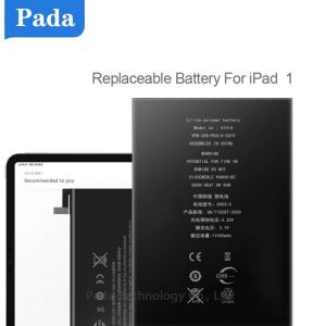 6500mAh Laptop Battery For iPad 1 1st Generation A1315 A1219 A1337 616-0448 Tablet Replacement Batteria for iPad1 Battery +Tools