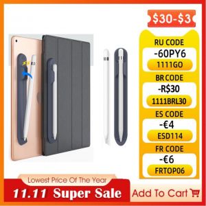 Silicone Case  for iPad 10 Apple Pencil 1 2 Gen Cover Tablet Touch Pen slot Protective Pouch Bags Sleeve Case Holder Capacitor