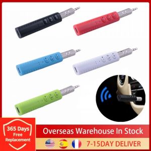 Car AUX Kits Wireless Transmitter Receiver Universal USB Jack3.5mm Bluetooth-Compatible Audio 2 In1 Adapter Auto Car Accessories