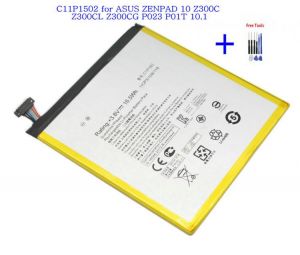 1x 4890mAh /3.8V C11P1502 Replacement Battery for ASUS ZenPad 10 Z300CG Z300CL P01T Z300M Z300C P023 10.1 + Repair Tools kit