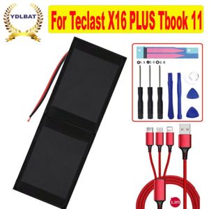 Battery for Teclast X16 PLUS Tbook 11 Tablet PC Li Polymer Rechargeable Accumulator Replacement 3.7V/3.8V 3090239 3 Lines