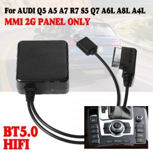 12V Car Wireless bluetooth AUX Cable Adapter For AUDI Q5 A5 A7 R7 S5 Q7 A6L A8L A4L For MMI 2G Multimedia Panel Audio Cable