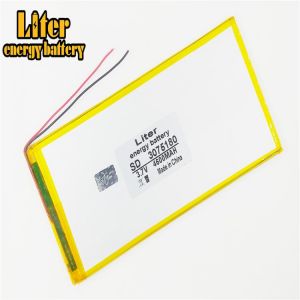 Tablet with built-in 3.7V,4600mAH,3075180 Polymer lithium ion / Li-ion battery for tablet pc,,cell phone,speaker,power bank
