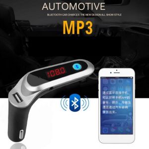 S7 Car Bluetooth Handsfree Kit FM Transmitter Cigarette Lighter MP3 Call USB Flash TF Card Music Player Car Accessories