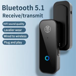 Portable Bluetooth-compatible 5.0 Audio Receiver Mini 3.5mm HIFI AUX Stereo Bluetooth-compatible For TV PC Wireless Adapter