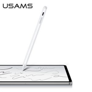 USAMS Active Stylus Pen For iPad Pro 11 12.9 2020 9.7 2018 Air Mini 3 10.2 Capacitive Screen Touch Pen For Apple iPad Pencil