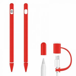 4PCS In 1 Set Apple Pencil 1 Case Silicone Case For Apple Pencil 1 Anti Lost Apple Pencil Case Stylus Holder Protective Cover