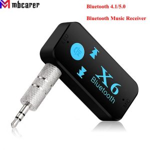 Car Aux Bluetooth-compatible 5.0 Adapter Wireless 3.5mm 3.5 Jack Stereo Music Audio Receiver for Auto Handsfree Car Kit Speaker
