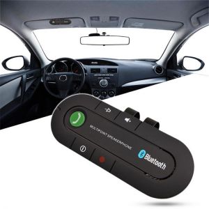Sun visor Wireless Bluetooth car Kit Speakerphone Stereo Car A2DP Audio Music Receiver Adapter bluetooth FM transmitter
