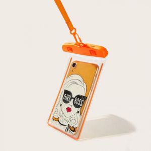 Universal mobile phone waterproof case drifting waterproof bag touch screen game transparent lanyard protective cover