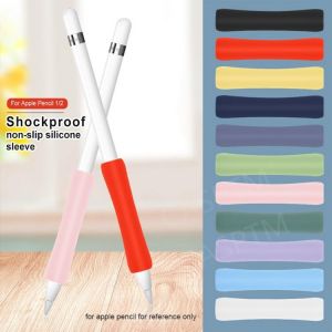 Silicone Case For Apple Pencil 1 2 Soft Cover Shell Sleeve Protector Skin For iPad Accessories Touch Pen Case Anti-scratch Funda