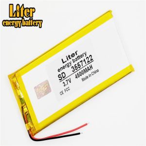 3557122 4500mAh 3.7V lithium Li ion polymer rechargeable battery with a Tablet PC E-book tablet pc power bank