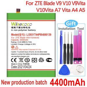 WISECOCO High Capacity Battery For ZTE Blade V9 V10 V9Vita V10Vita A7 Vita A4 A5 2020 Li3931T44P8h806139 Batteries+Gift tools