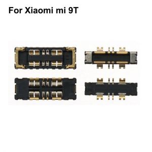 2PCS Inner FPC Connector Battery Holder Clip Contact For Xiaomi mi 9T logic on motherboard mainboard on flex cable Xiao mi 9 T