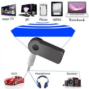 Mini 3.5MM Jack AUX Audio MP3 Music Bluetooth-compatible Receiver Car Kit Wireless Handsfree Speaker Headphone Adapter for Phone