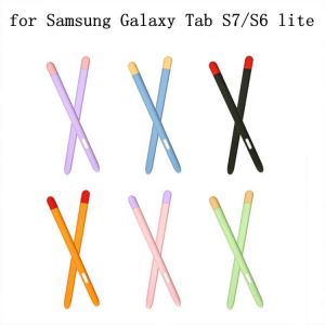 Touch Pen Cover For Samsung Galaxy Tab S6 lite/ S7 S-Pen Cover Cute Cartoon Tablet Silicone Pencil Case