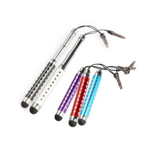 Retractable Three-tier With Rhinestone Capacitive Touch Screen Stylus Pen 88 DJA99 Pen Phone Tablet