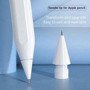 1/2/3pcs Metal Replacement Tip for Apple Pencil Gen 1/2 iPad Stylus Touchscreen Pen Spare Nib for iPad Pro 11 inches 10.5 inches