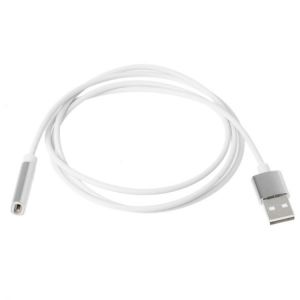 Metal USB To 8Pin Female Charge Cable Charger For 9.7 10.5 12.9 iPad Pro Pencil