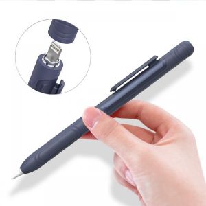 Silicone Protective Case For Apple Pencil 1nd Holder Pencil 1.0 Case Shell Pen Protect Cover Anti-Rolling Portable Drop-Proof