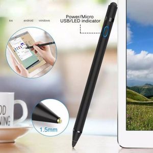 1.5mm Active capacitor pen touch pen mobile phone tablet painting iPad touch screen handwritten Pencil For Apple iOS Android
