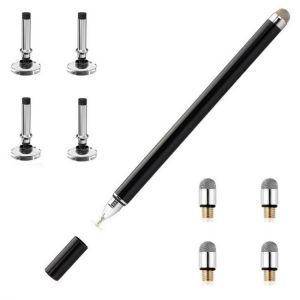2 in 1 Universal Stylus Pen Touch Screen Pen with Fiber Disc Tips for All iPad Pencil iPhone Huawei Stylus for Apple Pencil