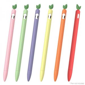 Cute Soft Silicone Cover For Apple Pencil 1 2 Case Compatible For iPad Tablet Touch Pen Stylus Protective Sleeve