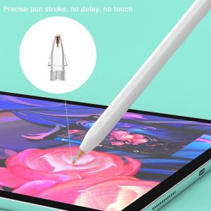 PEN002 Replacement Tip for Apple Pencil Gen 1/2 iPad Stylus Pen Nib Clear