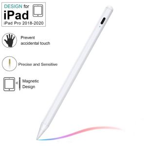 For iPad Pencil with Palm Rejection Active Stylus Pen for Apple Touch Pencil 2 1 iPad 2021 Pro 11 12.9 2020 2019 2018 Air 4