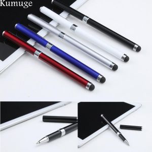 2-in-1 Capacitive Touch Screen Stylus Pen and Ball Point Pen for iPad Air 2/1 Mini 1/2/3/4 iPhone 8 7 Smart Phone Tablet PC Pen