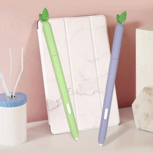 Cute Fruit pencil case For Sam-sung Galaxy- Tab S6 S7 S-Pen Cover Cartoon Tablet Silicone Pencil Case for galaxy tab s6 lite s7