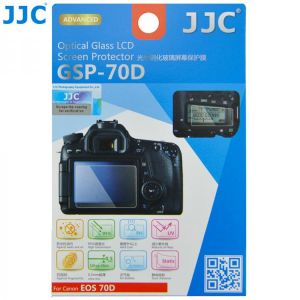 JJC 70D 80D Ultra-thin Optical Glass Camera Display Protector LCD Screen Protector for Canon