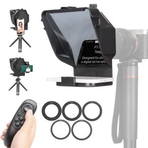 Ulanzi TP-15/16 Phone and DSLR Recording Mini Teleprompter Portable Inscriber Mobile Teleprompter Artifact Video Remote Control