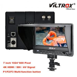 Viltrox DC-70EX 7 Inch 4K HD Camera Video Monitor Display Field SDI AV Input Output LCD Monitor 1024x600 for Canon Nikon Sony