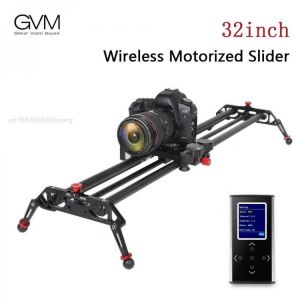 GVM 2D Dual Axis 32inch Wireless Carbon Fiber Motorized Slider Rail with Bluetooth APP Remote Time Lapse 360 degrees Shooting