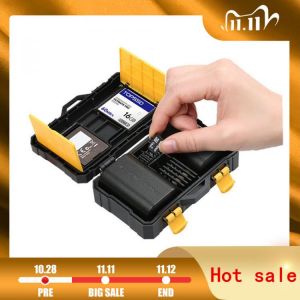 SLR Camera Battery Protection Box SD TF Memory Card Storage Box Holder For Canon LP-E6 Sony FZ100 Support Direct Sales