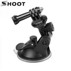 SHOOT Mini Windshield Suction Cup for GoPro Hero 9 8 7 6 5 Black Sjcam Sj4000 Xiaomi Yi 4K Eken H9 H9r Go Pro Hero 9 8 Accessory